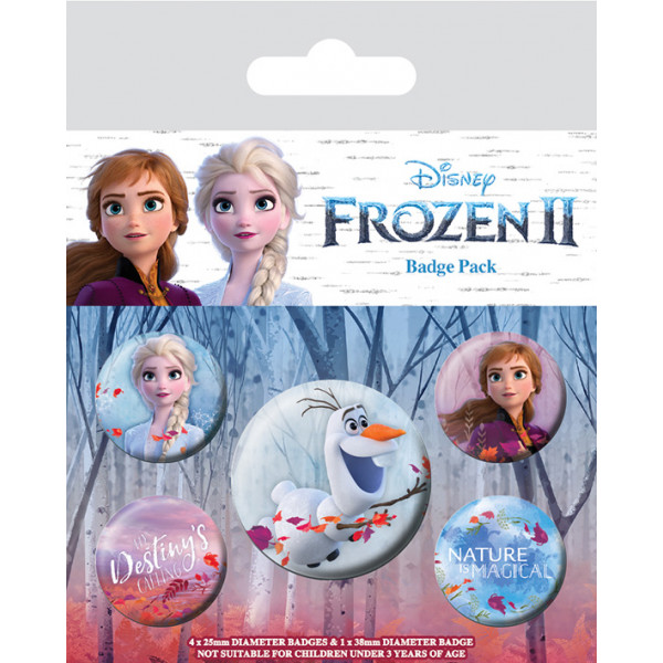 Set Bedževa FROZEN 2 BADGEPACK 