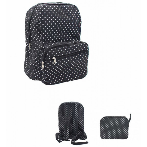Putni ranac B&W Polka Dots 