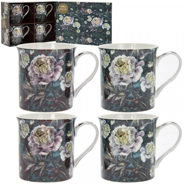 Set od 4 šolje CHRYSANTHEMUM 