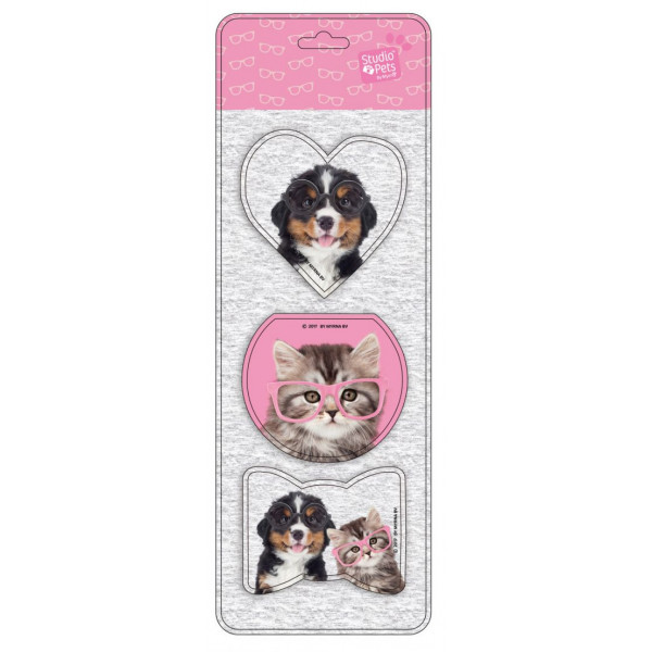 Blokčić za poruke MEMO SET 3 PCS DOG&CAT 