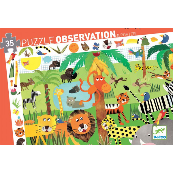 Puzzle za decu JUNGLE 35 