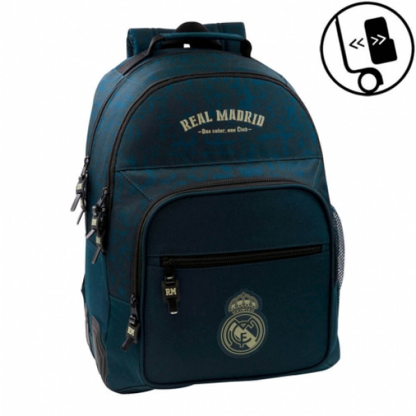 Školski Ranac DOUBLE BACKPACK REINFORCED REAL MADRID 
