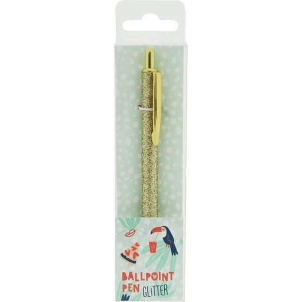 Hemijska olovka GOLD GLITTER 