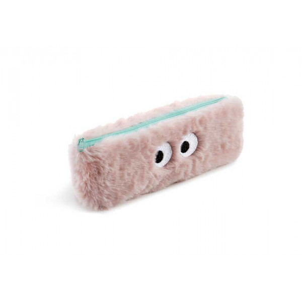 Futrola za olovke BIG EYES FLUFFY Pink 