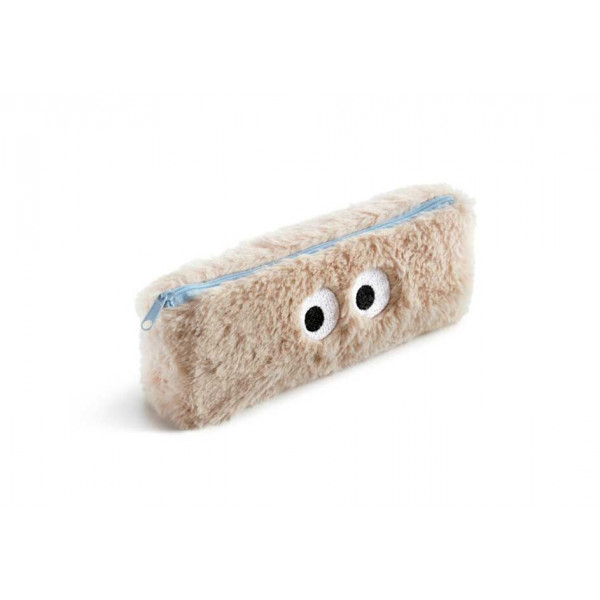 Futrola za olovke BIG EYES FLUFFY Braon 