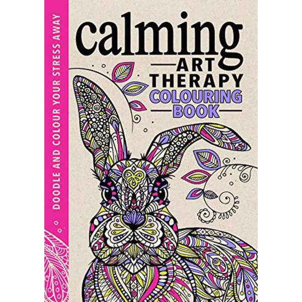 ART THERAPY CALMING COLOURING BOOK 