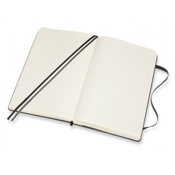 Notes A5 MOLESKINE Classic Soft, crni - linije TP 