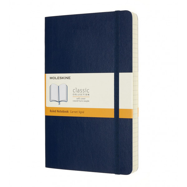 Notes A5 MOLESKINE Classic Soft, plavi 