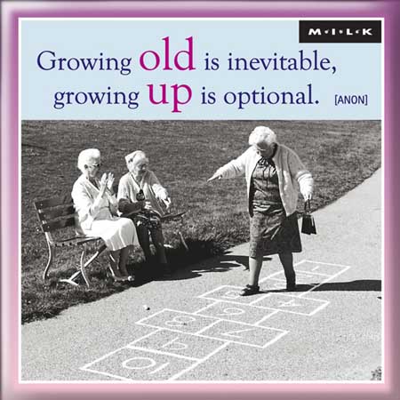 MILK LARGE SQ MAGNET HOPSCOTCH GRANNIES 