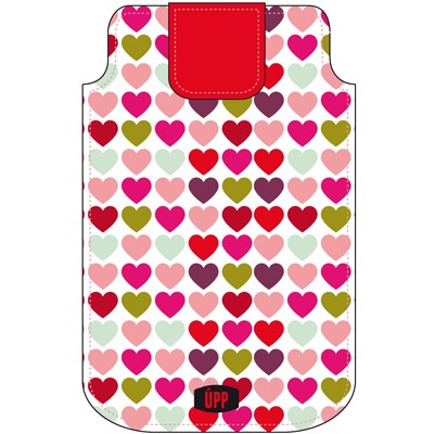 PHONE POUCH MINI HEART PATTERN 