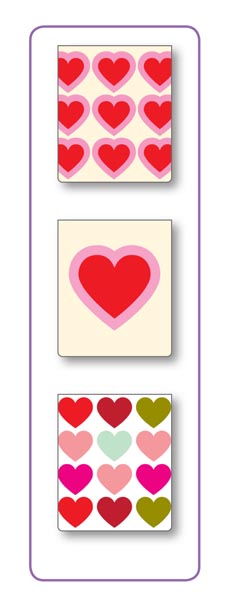 INT MINI PAGE MARKER SETS HEARTS 