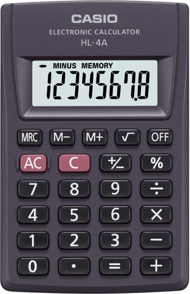 KALKULATOR CASIO HL-4A-S-EP 