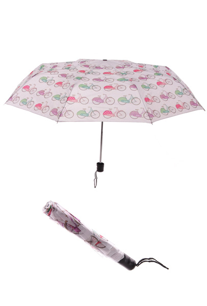 FUNKY RETRO RIDES BICYCLE DESIGN UMBRELLA 