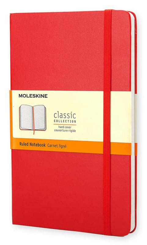 Planer MOLESKINE Classic, hardcover, crveni 