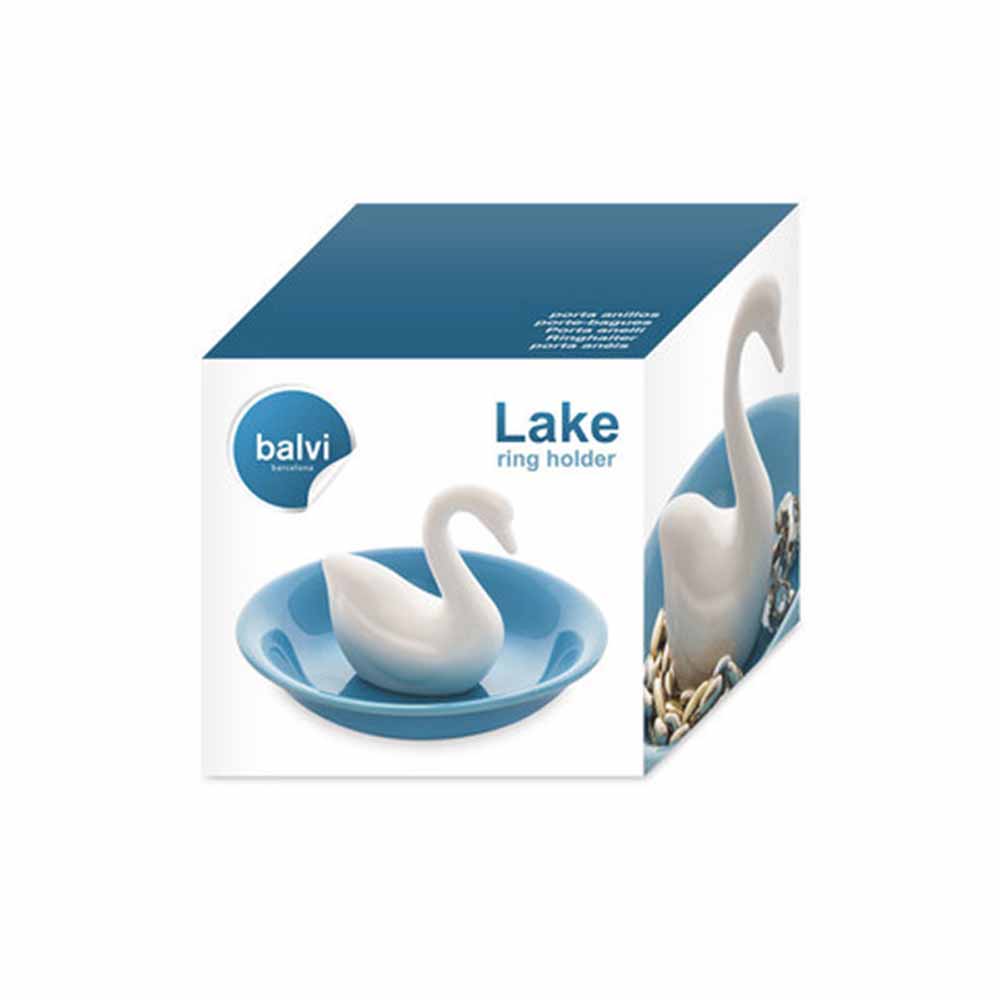 Stalak za Nakit LAKE WHITE BLUE CERAMIC 