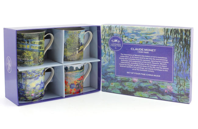 MONET MUGS SET OF 4 
