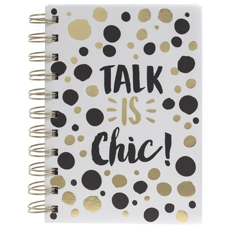 TALK IS CHIC GOLD Sveska 