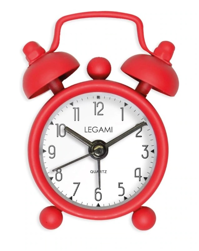 Budilnik MINI TICK TOCK ALARM CLOCK-RED 