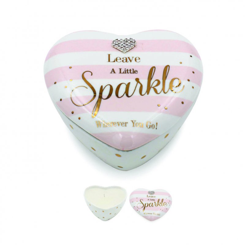 Sveća u ukrasnoj kutiji MAD DOTS Sparkle Hart 