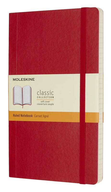 Notes A5 CLASSIC MOLESKINE Soft, crvena 