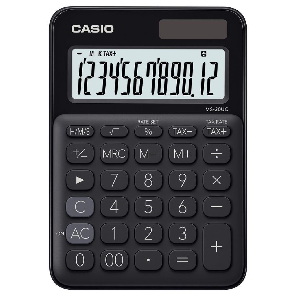 STONI KALKULATOR CASIO 12 MESTA MS20 CRNI 