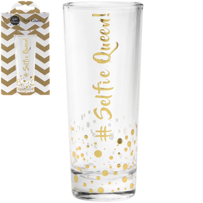 GOLD SELFIE QUEEN Čaša (šot) 