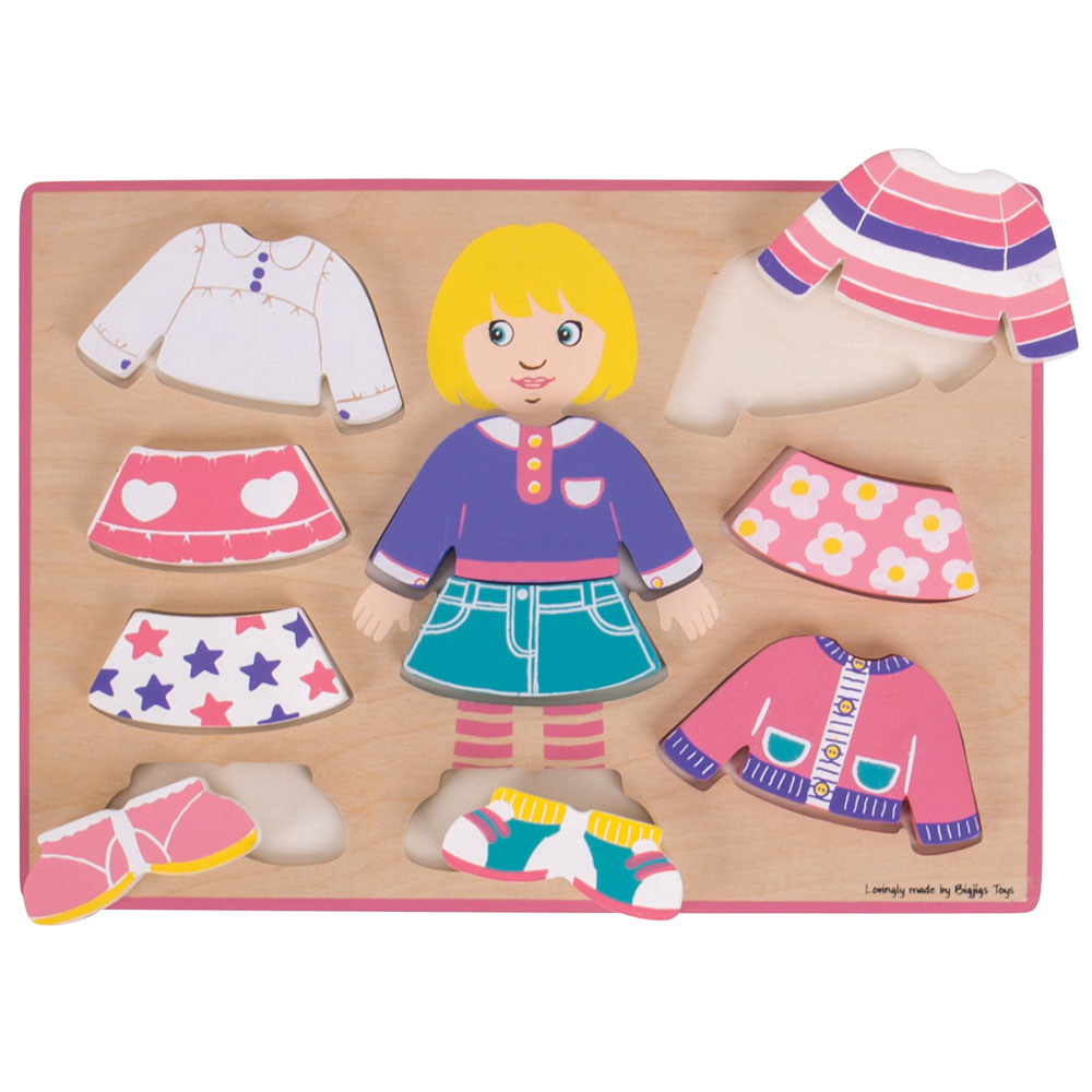 Puzzle DRESSING GIRL PUZZLE 