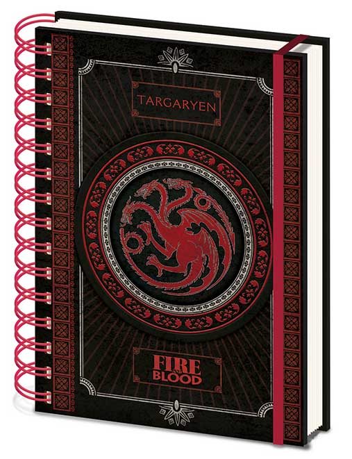 Notes sa spiralom A5 GAME OF THRONES Targaryen 