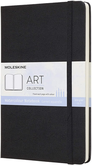 Notes ART MOLESKINE Watercolor portrait, crna