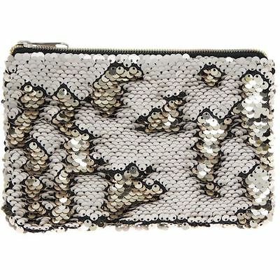 Neseser SEQUIN PURSE CHAMP & CREAM 