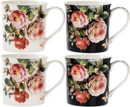DAMASK ROSE Set od 4 šolje 