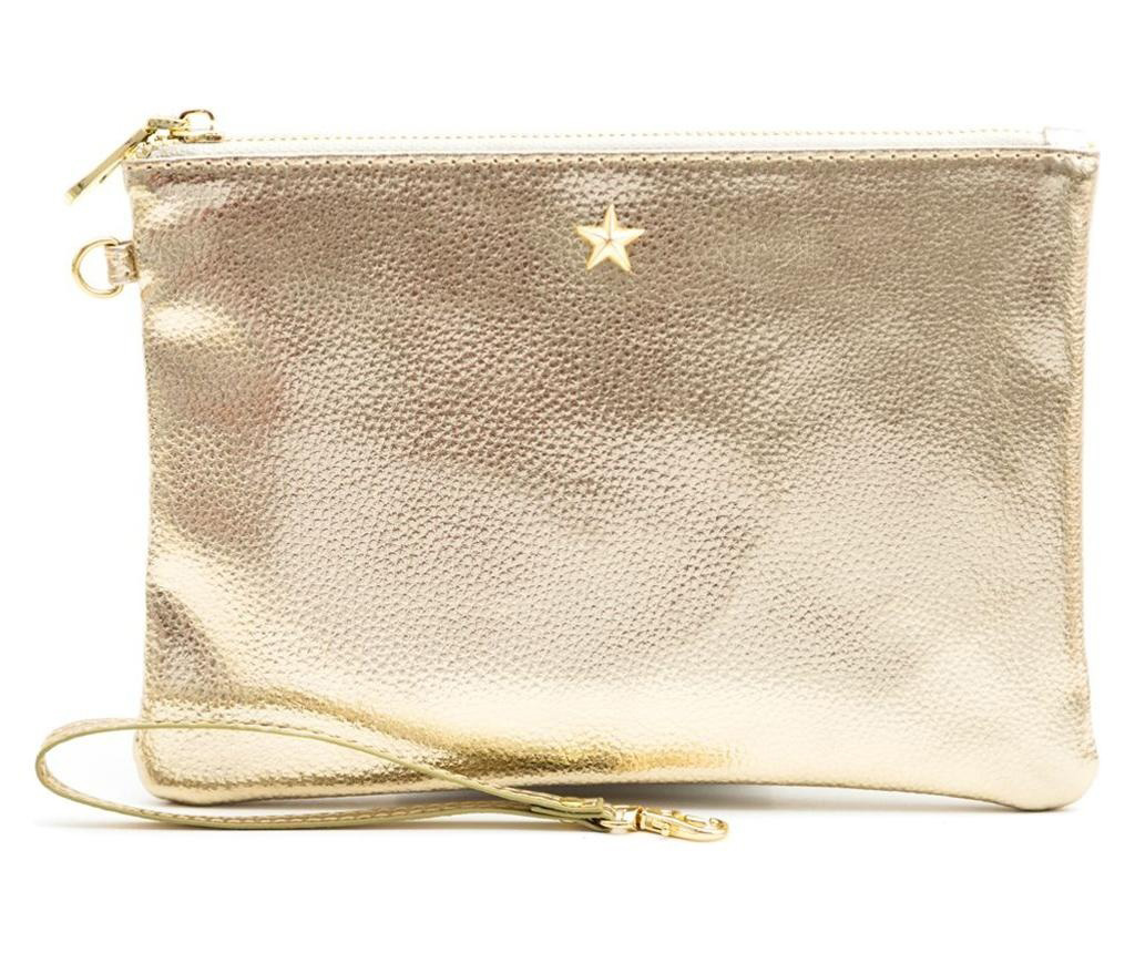 Neseser ALL THAT GLITTERS POUCH LIGHT GOLD METALLIC 