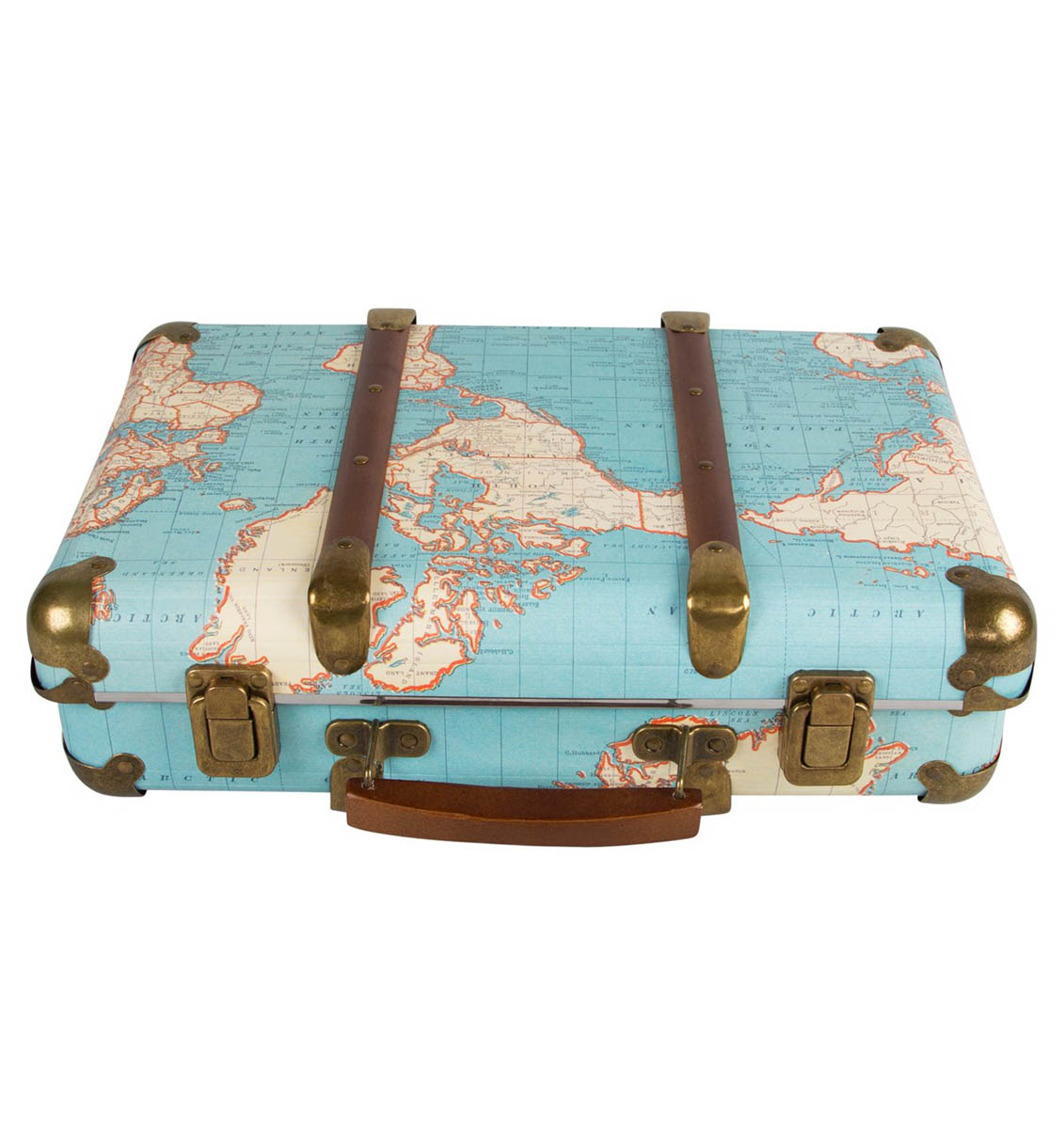 Kofer VINTAGE MAP Around the World 