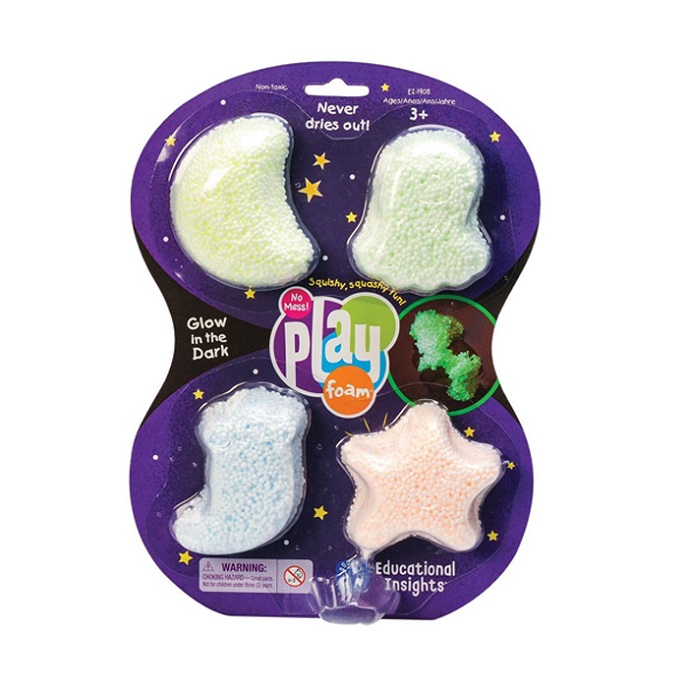 Igračka PLAYFOAM GLOW IN THE DARK (4PACK) 
