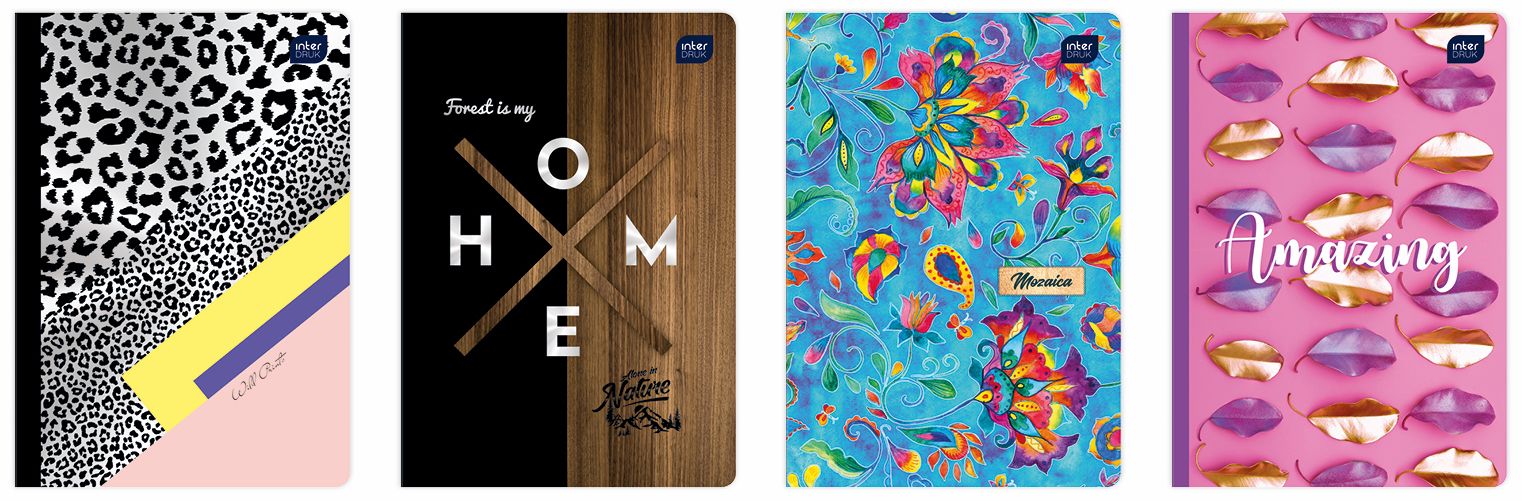 Sveska EXERCISE BOOK  A5 60L KOCKA METALLIC FSC MIX CREDIT 