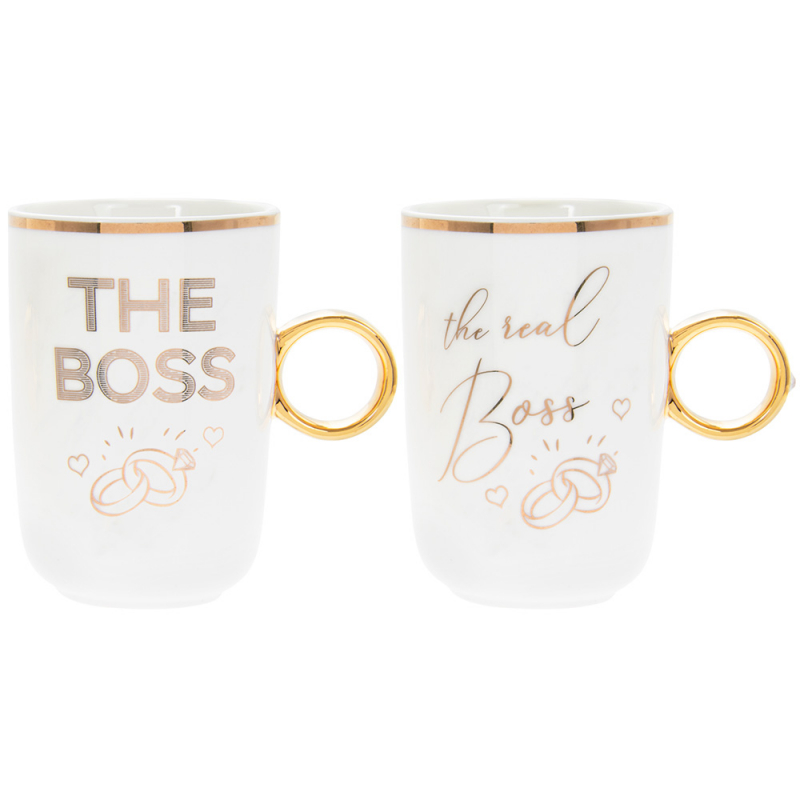 Set od 2 šolje BOSS & REALBOSS RING 