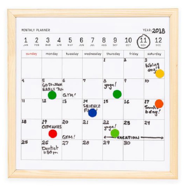 KLIKERMAT D.O.O. MINI TABLA KALENDAR 