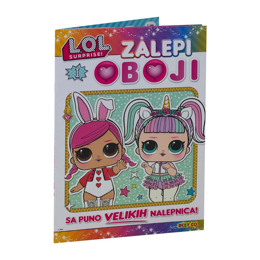 L.O.L. SURPRISE! Oboji i zalepi 