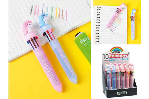 Hemijska UNICORN PENS WITH MULTICOLOR INK DISPLAY 24 PCS 