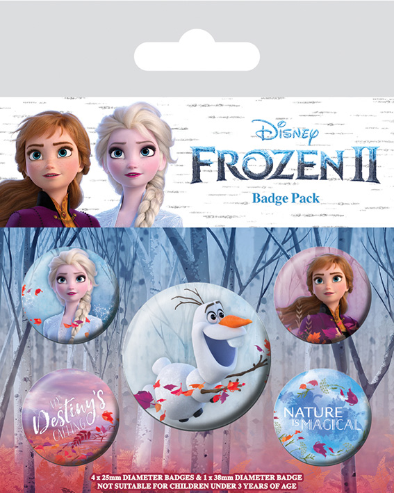 Set Bedževa FROZEN 2 BADGEPACK 