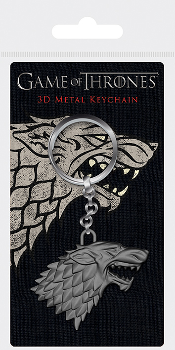 Privezak za Ključeve GAME OF THRONES STARK SIGIL METAL KEYCHAIN 