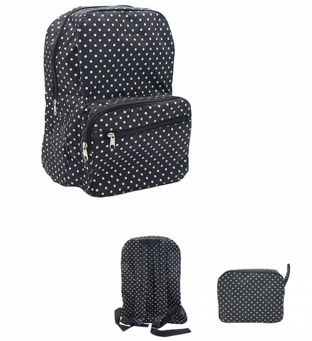 Putni ranac B&W Polka Dots 