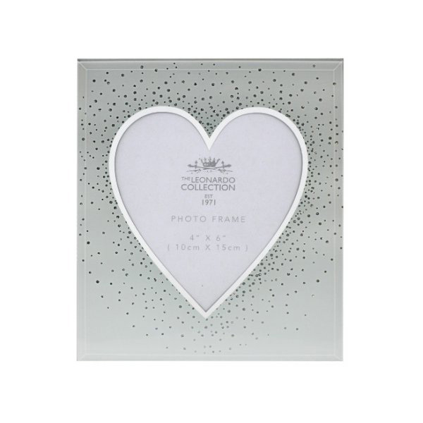 Ram za slike 10x15cm HEART & SILVER 