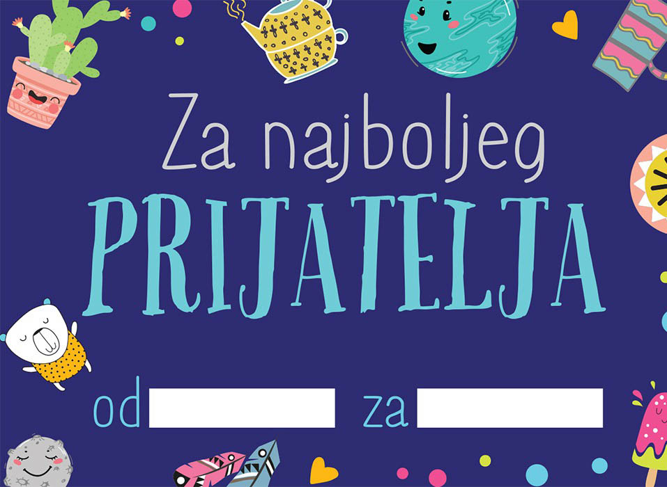 Popuni i pokloni ZA NAJBOLJEG PRIJATELJA 