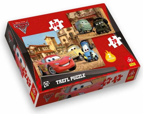 slagalica : Puzzle 2 u 1 - 70+100 : CARS 