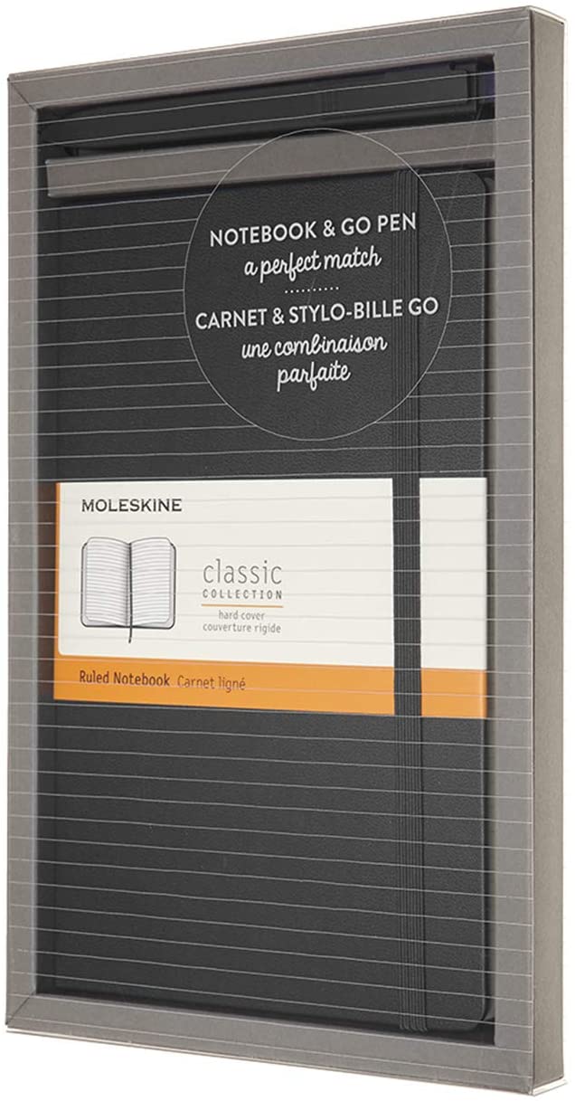 Notes sa olovkom MOLESKINE BUNDLE VERTICAL Black 