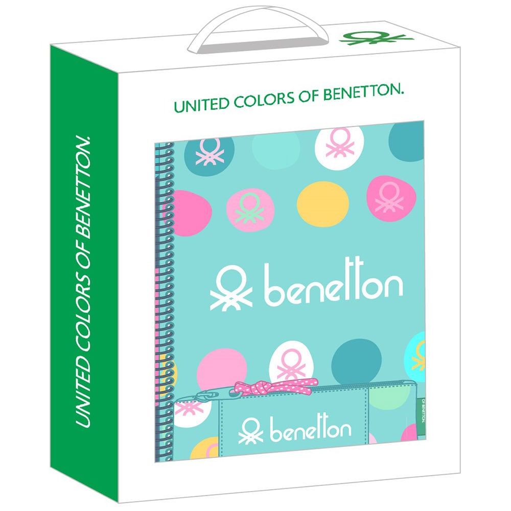 Školski Set SMALL GIFT SET BENETTON TURQUESA 