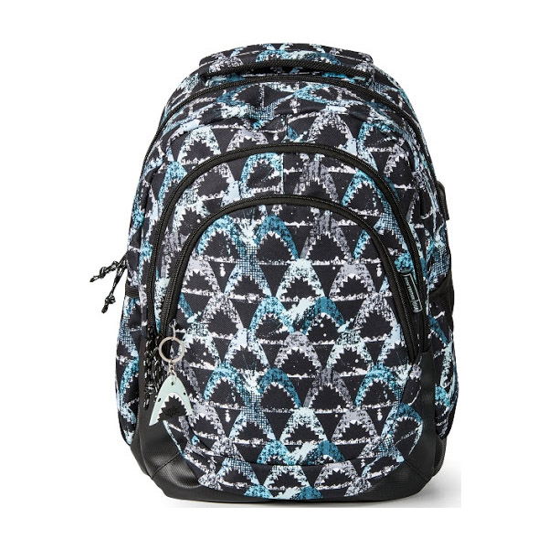 BACKPACK W/THREE COMPARTMENTS REINFORCED SHARK MR 