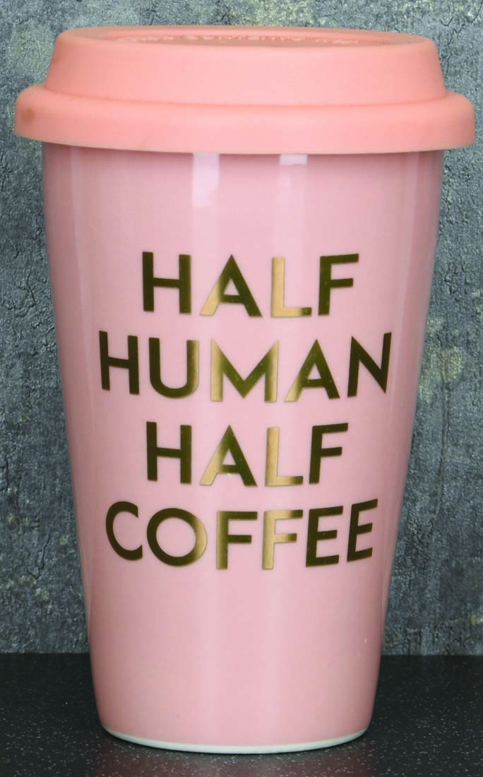 Putna šolja  HALF HUMAN HALF COFFEE 