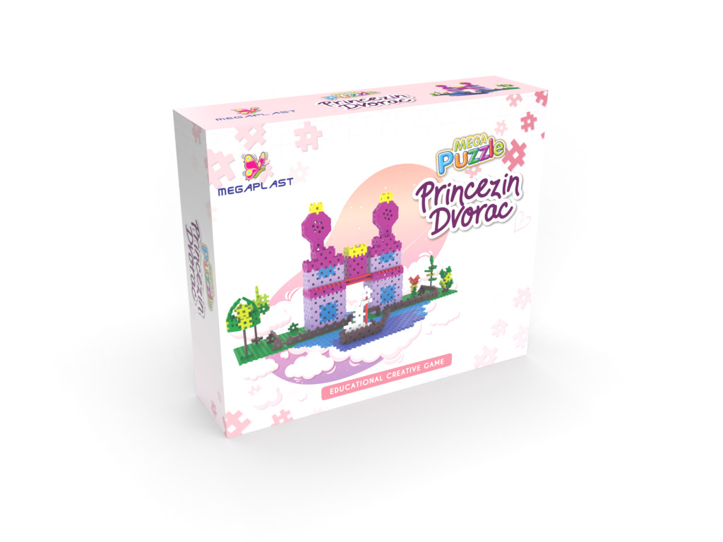 Puzzle plastične PRINCEZIN DVORAC 